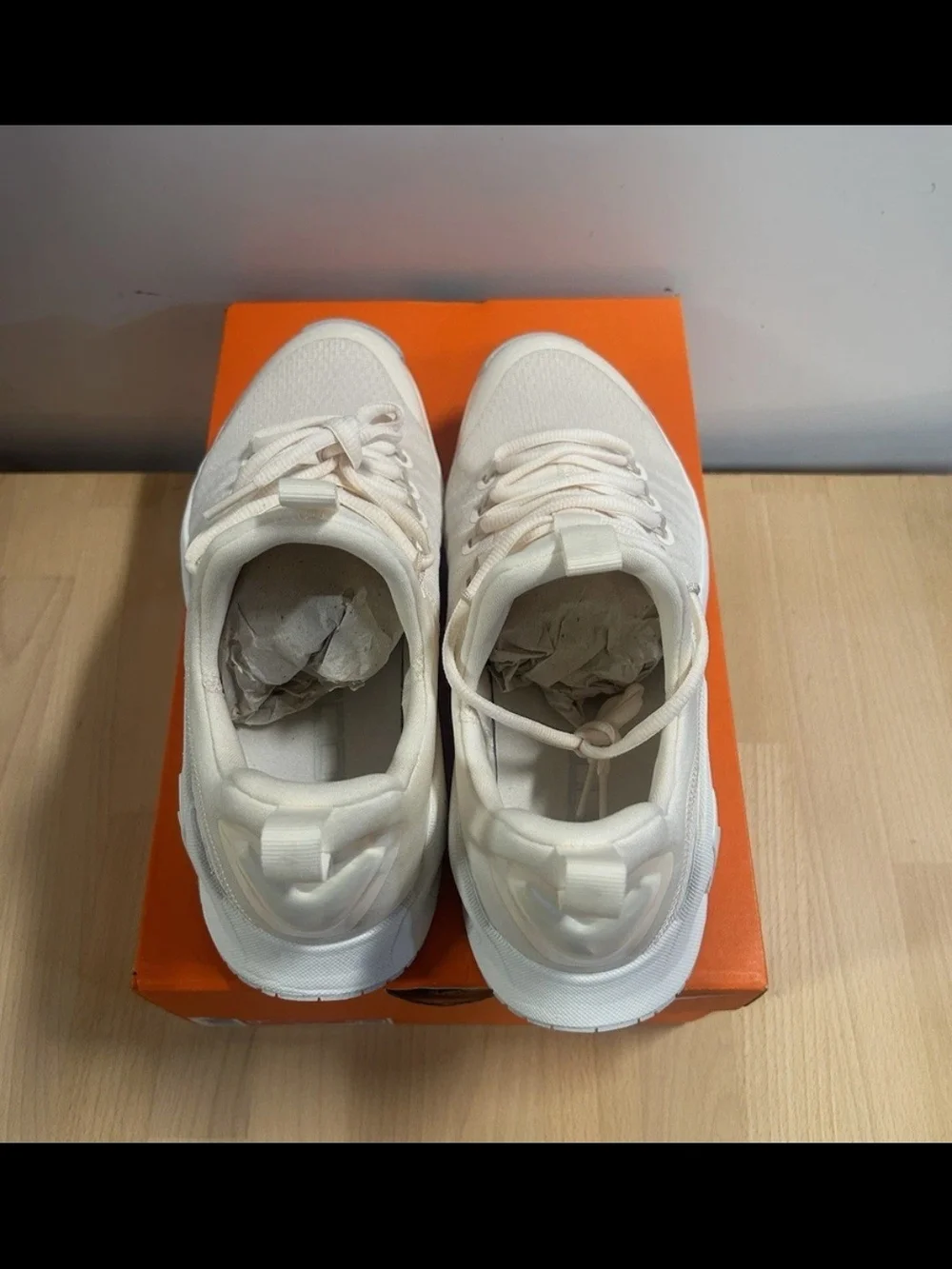 Nike Free Metcon 6 FJ7126-112 White Lace-Up Low Top Gym Training Sneaker